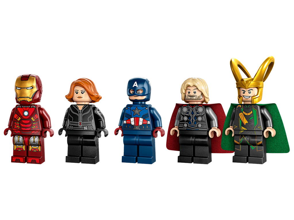 LEGO Marvel 76248 The Avengers Quinjet minifigures