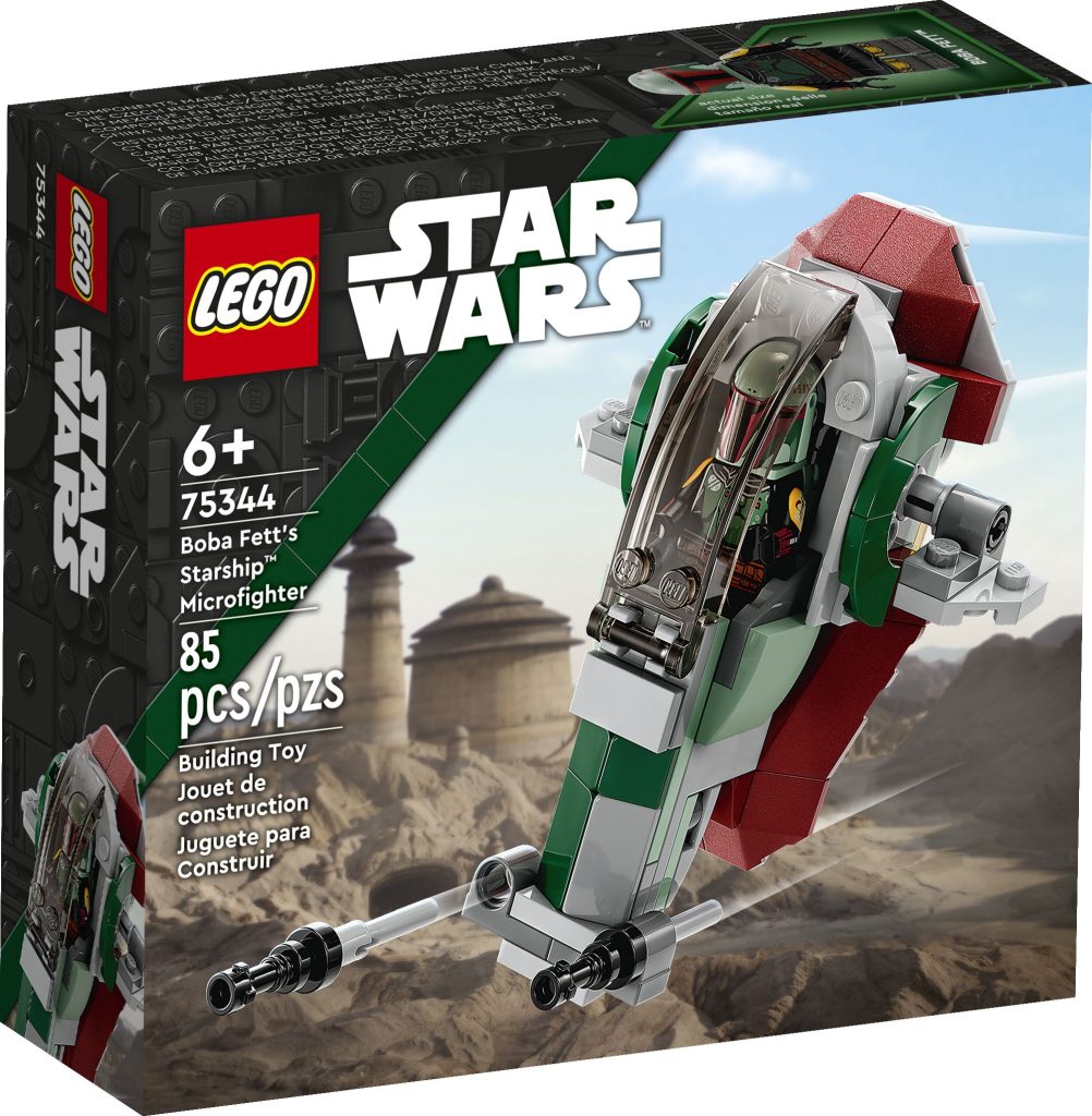 LEGO Star Wars 75344 Nave estelar Microfighter 3 de Boba Fett