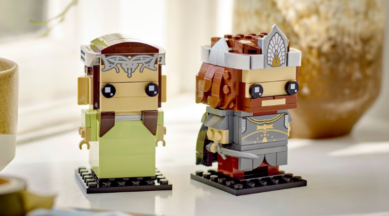 LEGO The Lord of the Rings BrickHeadz 40632 Aragorn Arwen featured