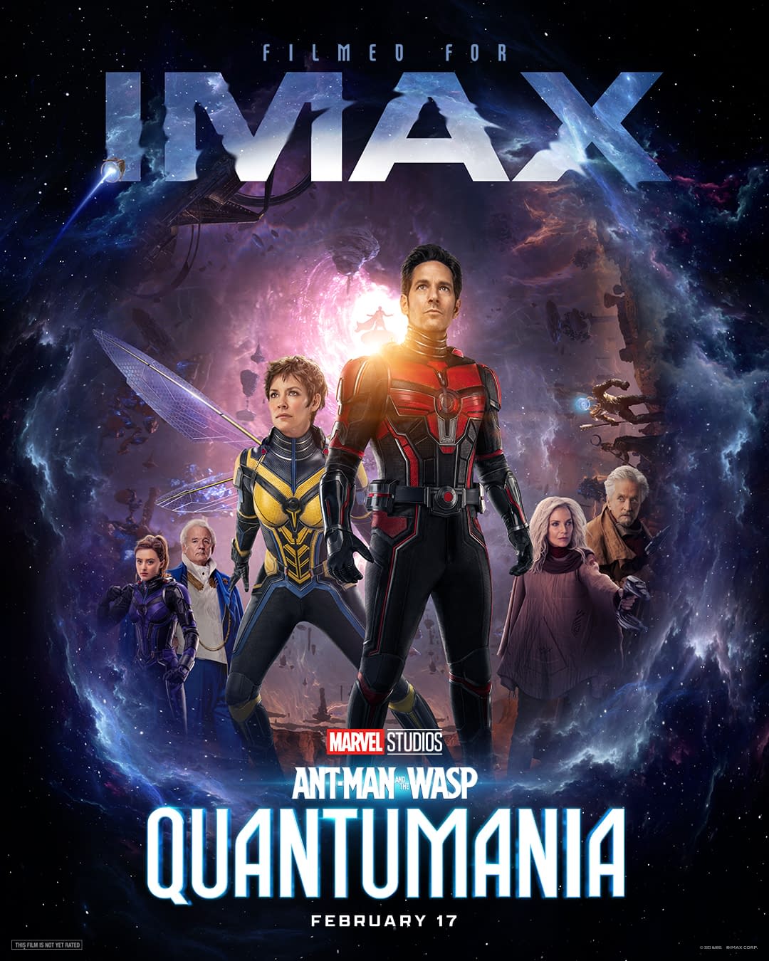 Marvel Ant-Man and the Wasp: Quantumania - Logo Wall Poster, 14.725 x  22.375, Framed 