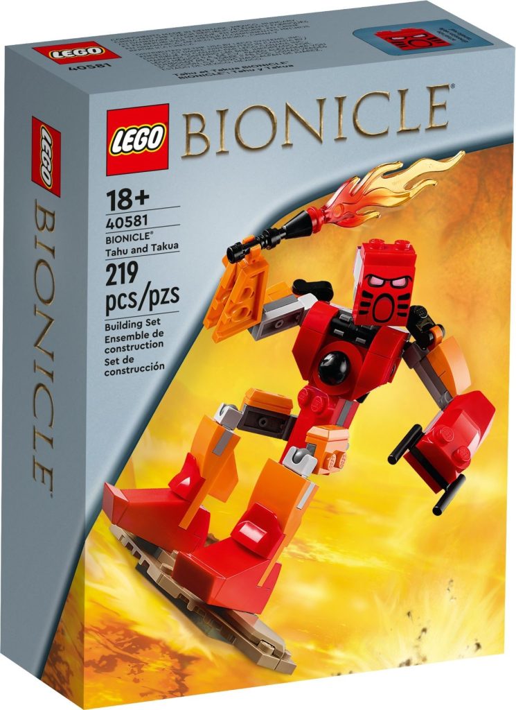 LEGO 40581 BIONICLE Boîte GWP Tahu Takua