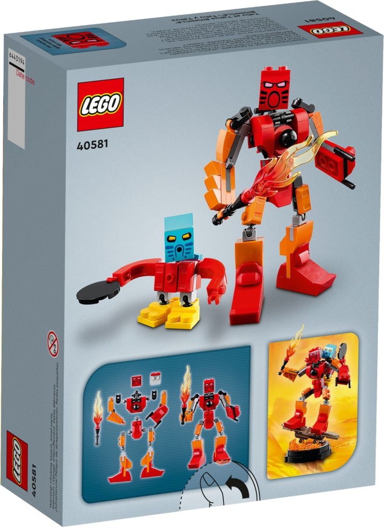 LEGO 40581 BIONICLE Tahu Takua GWP Box Rear