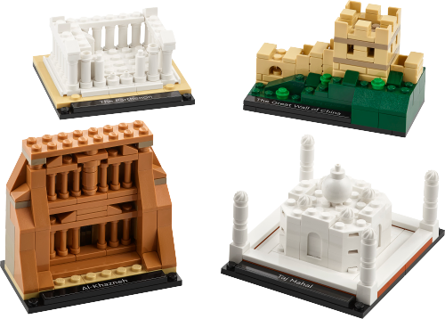 LEGO Architecture 40585 World of Wonders old and new