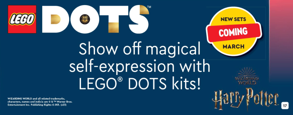 LEGO DOTS Harry Potter logo catalogue