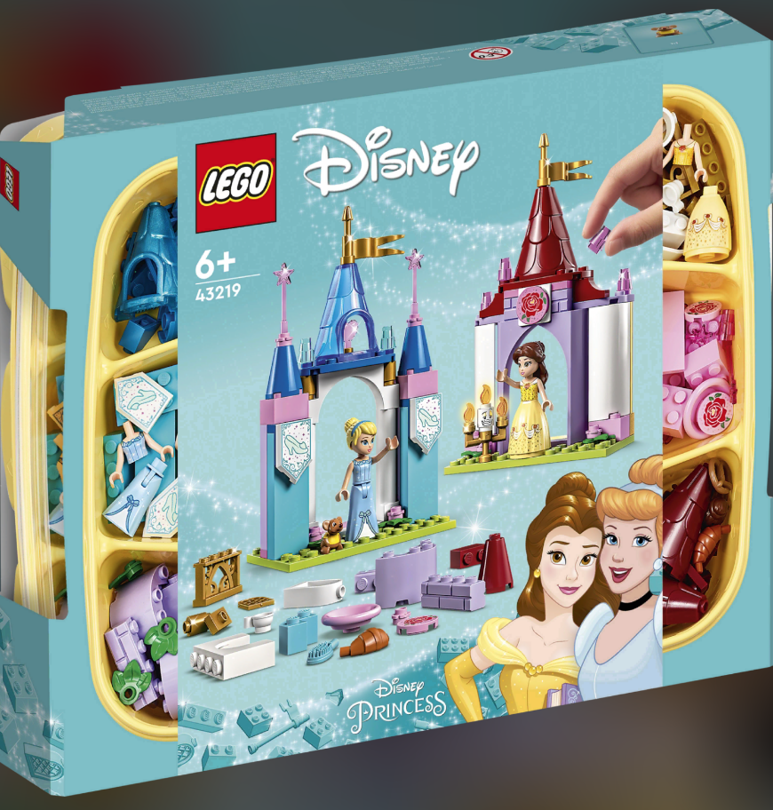LEGO Disney 43219 Disney Princess Creative Castles box front