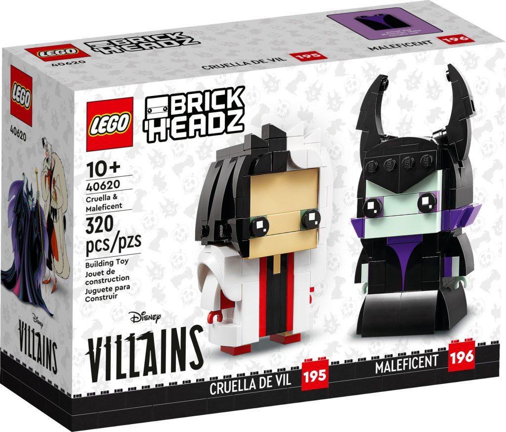 LEGO Disney BrickHeadz 40620 Cruella Maleficent official 2