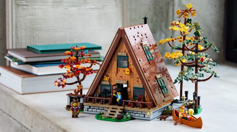 LEGO Ideas 21338 A Frame Cabin estilo de vida 3 destacado