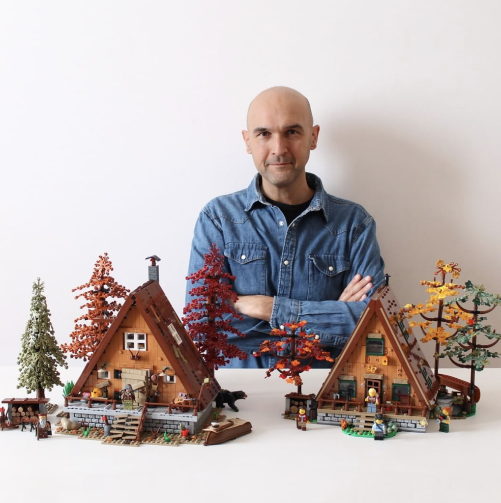 LEGO Ideas A Frame Cabin Comparison to Prototype 1019x1024