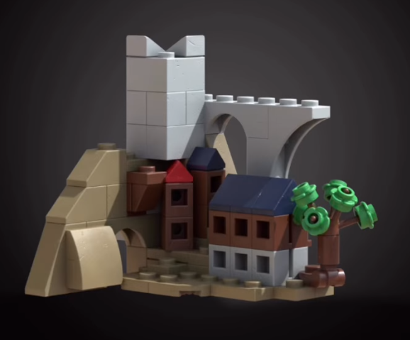 LEGO Ideas Dragons Keep Journeys end Bolt Builds design process