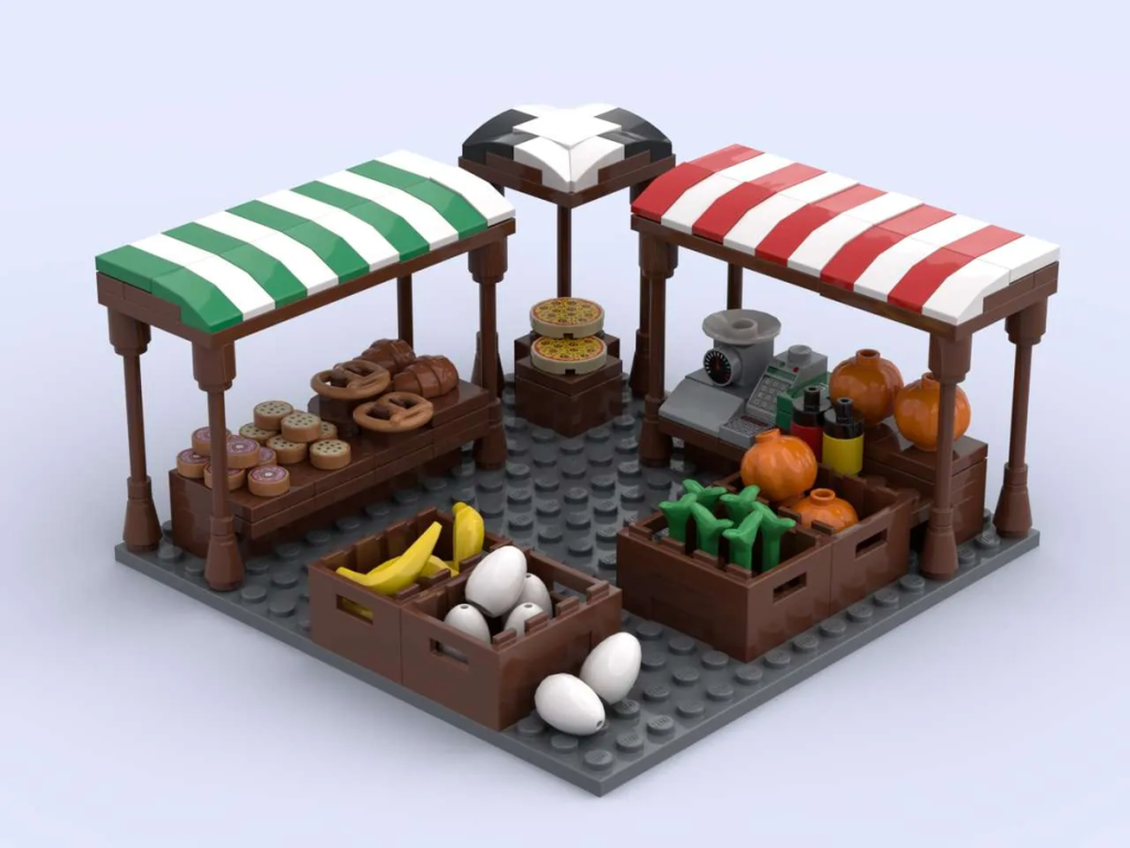 LEGO Ideas Test Lab Market Stall – Fit For Any City 1024x768