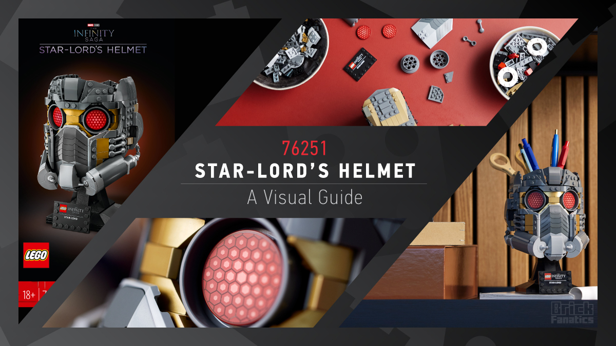 LEGO Marvel 76251 StarLord’s Helmet guide and gallery