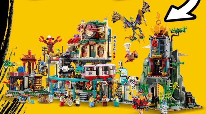 LEGO Monkie kid 80036 City de Faroles 80045 Monkie KidCombinación de Team Hideout destacada