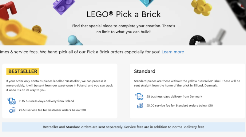 LEGO Pick A Brick
