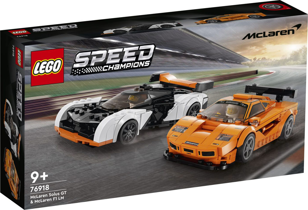 LEGO Speed Champions McLaren Solus GT McLaren F1 LM box front