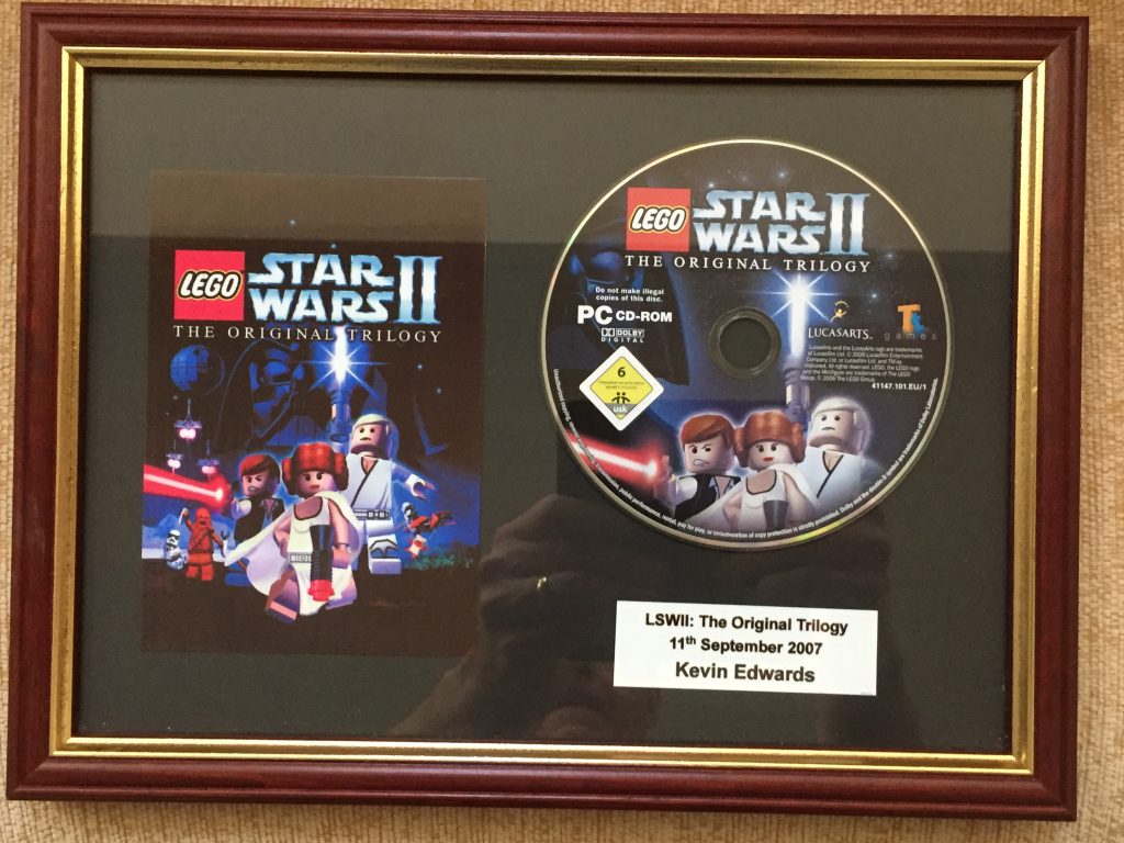 LEGO Star Wars 2 game Kevin Edwards developer gift Twitter