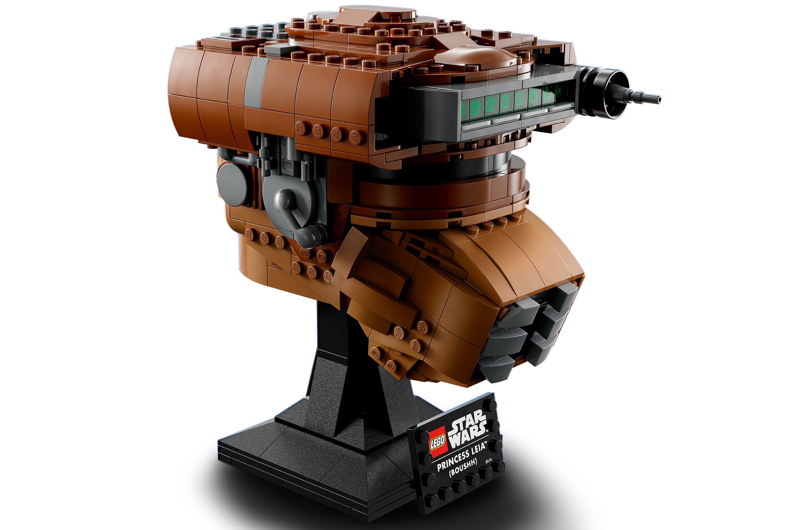 LEGO Star Wars 75351 Выяўлены шлем прынцэсы Леі (Буш).