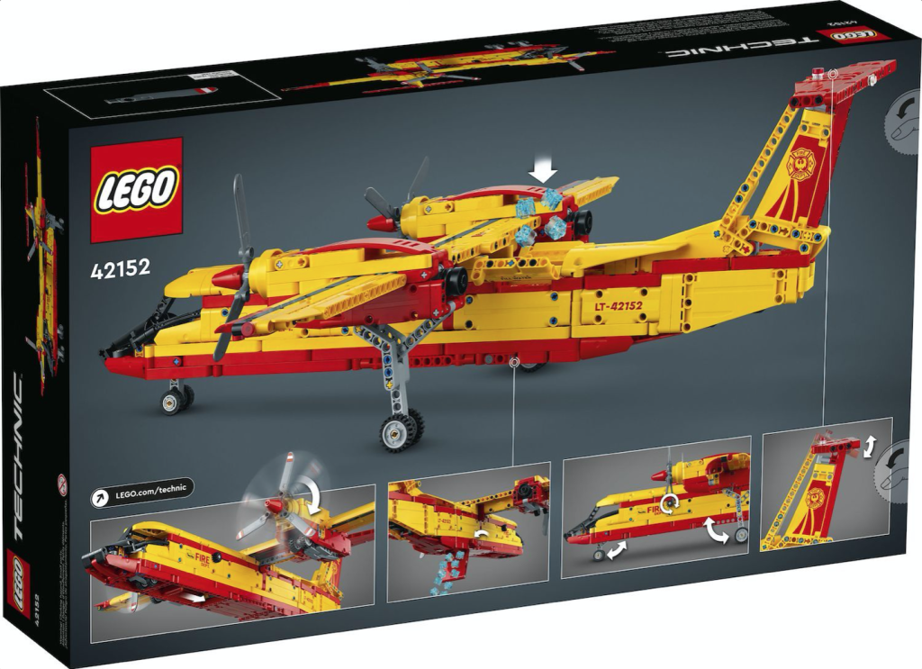 LEGO Technic 42152 Firefighter Aircraft box back