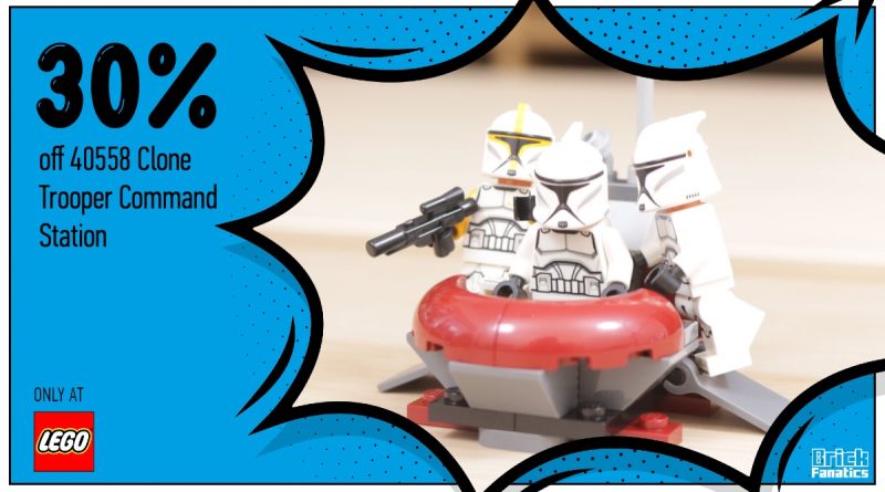 LEGO.com 30 off LEGO Star Wars 40558 Clone Trooper Command Station