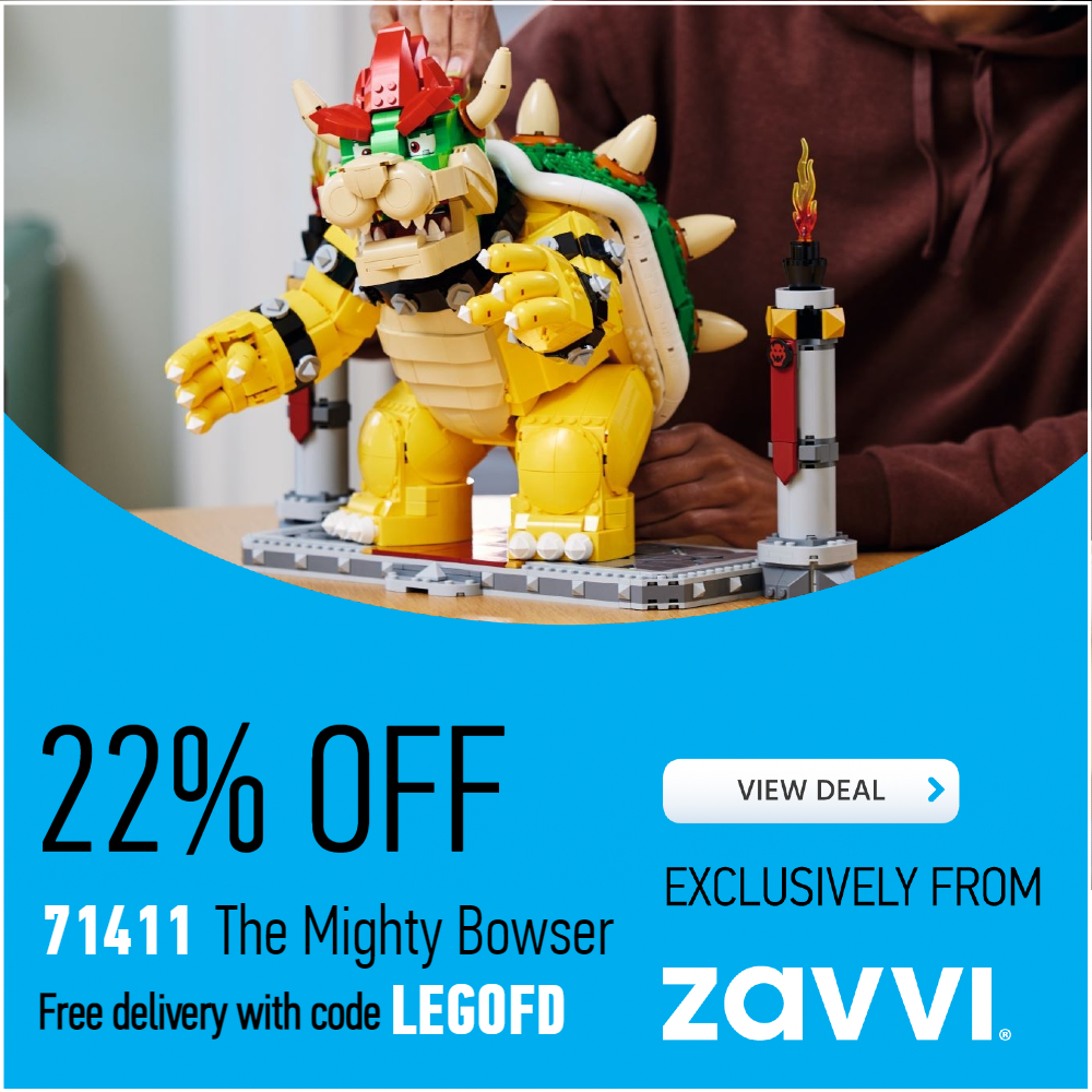lego 71411 super mario bowser deal card 22 off free delivery