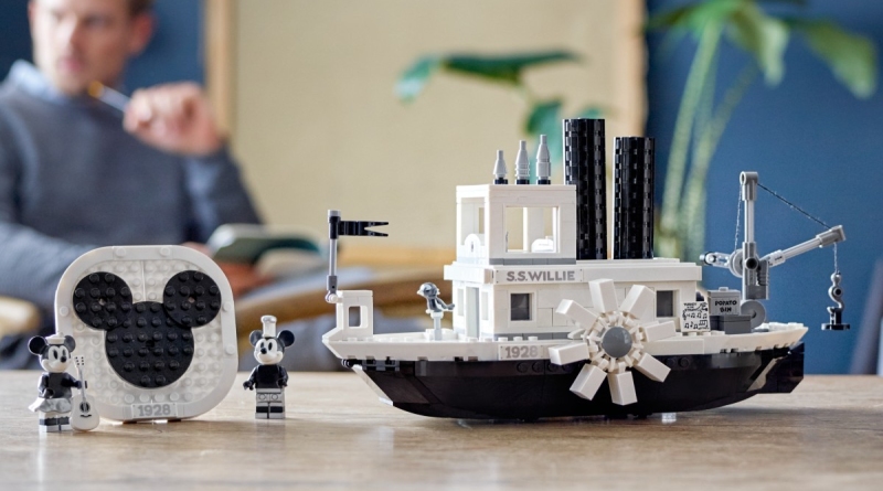 LEGO Ideas 21317 Stile di vita di Steamboat Willie in primo piano