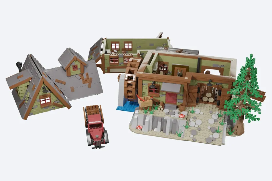 LEGO Ideas OGEL CREEK SAW MILL 11