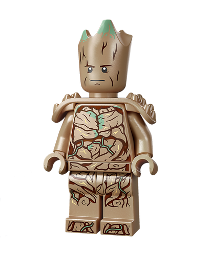 LEGO Marvel ch stronger character as evidenced by the minifigure included with 76253 Guardians of the Galaxy Headquarters Groot minifigure