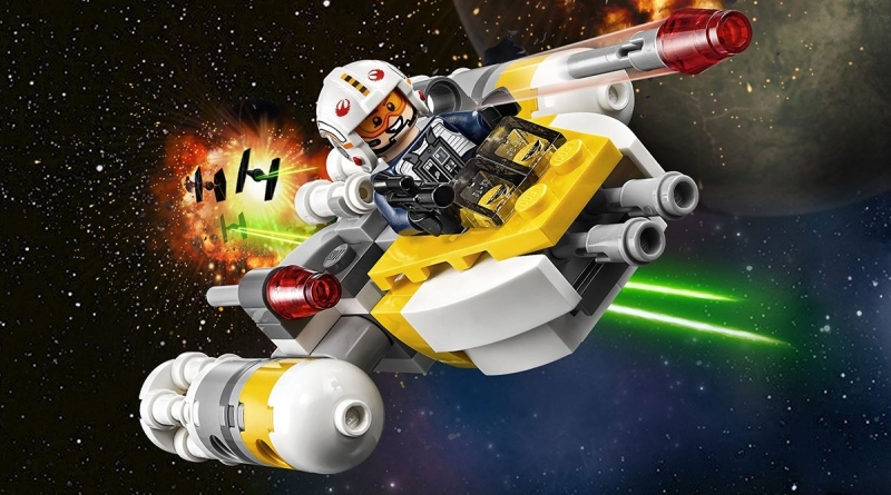 LEGO Star Wars 75162 Llave Microfighter ala Y art destacado
