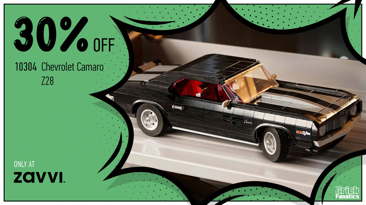 Drive over to Zavvi for 30% off 10304 Chevrolet Camaro Z28