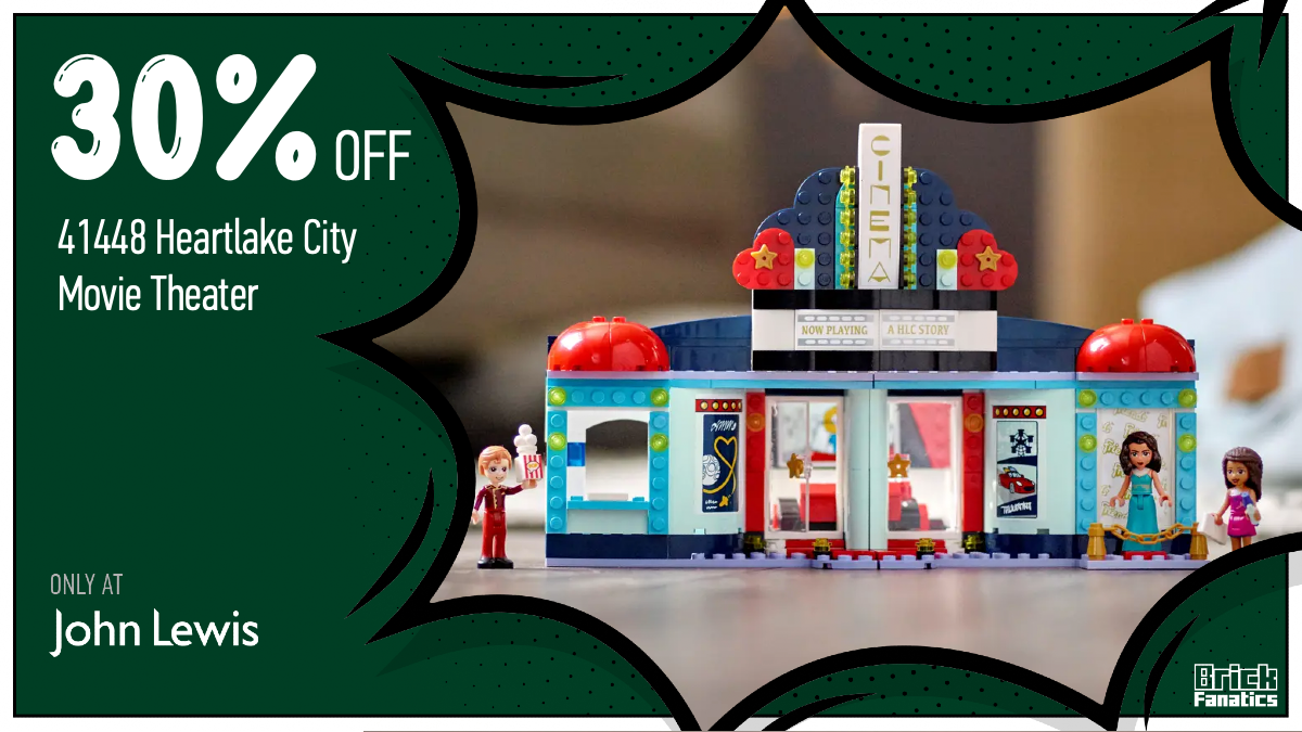 30% off LEGO Friends 41448 Heartlake City Movie Theater