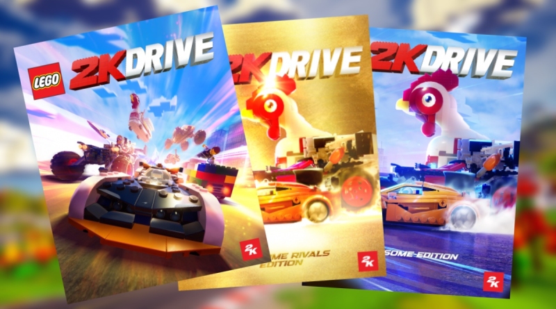 LEGO 2K Drive Awesome Edition Awesome Rivals Edition cover art featured