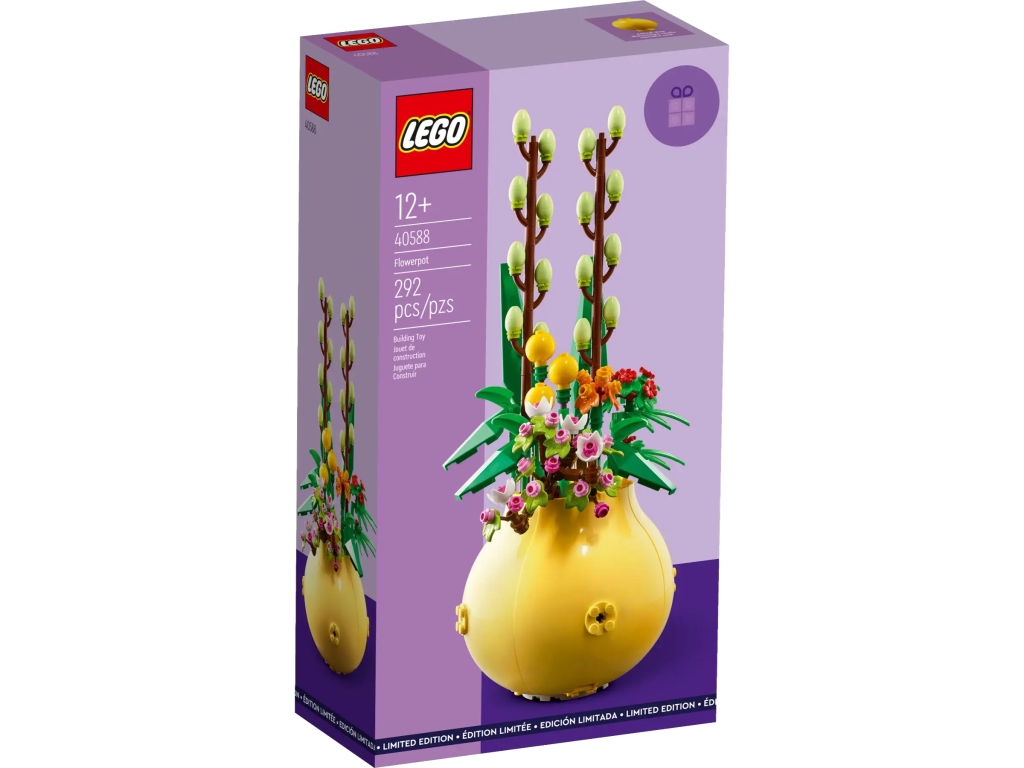 LEGO 40588 Le pot de fleurs 2