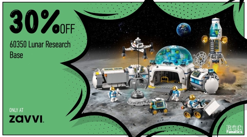 LEGO City 60350 Lunar Research Base Zavvi featured