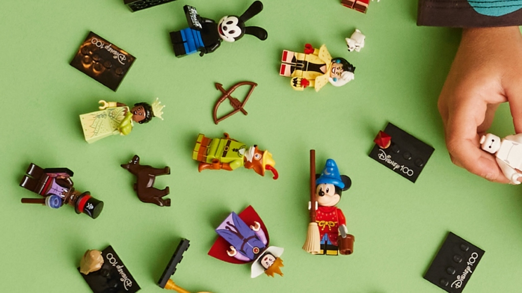 Minifigure da collezione LEGO 71038 Disney 100 in primo piano 2