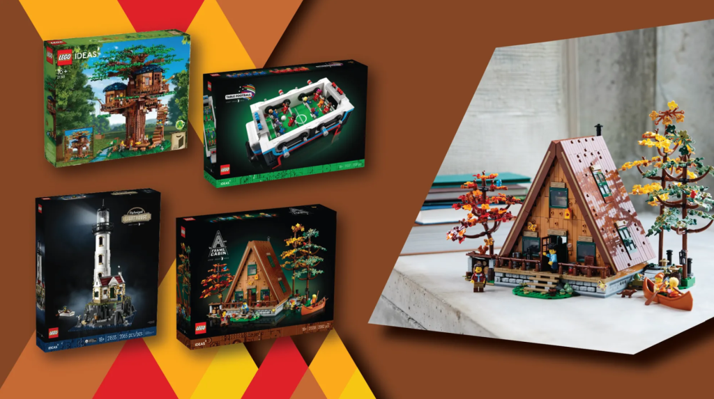 LEGO Ideas 21338 a frame cabin challenge winner 1024x573
