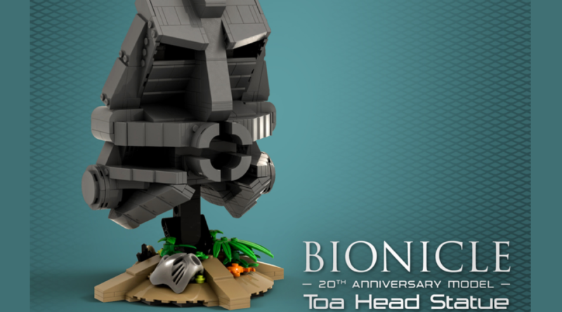 LEGO Ideas BIONICLE Toa-Kopf-Statue