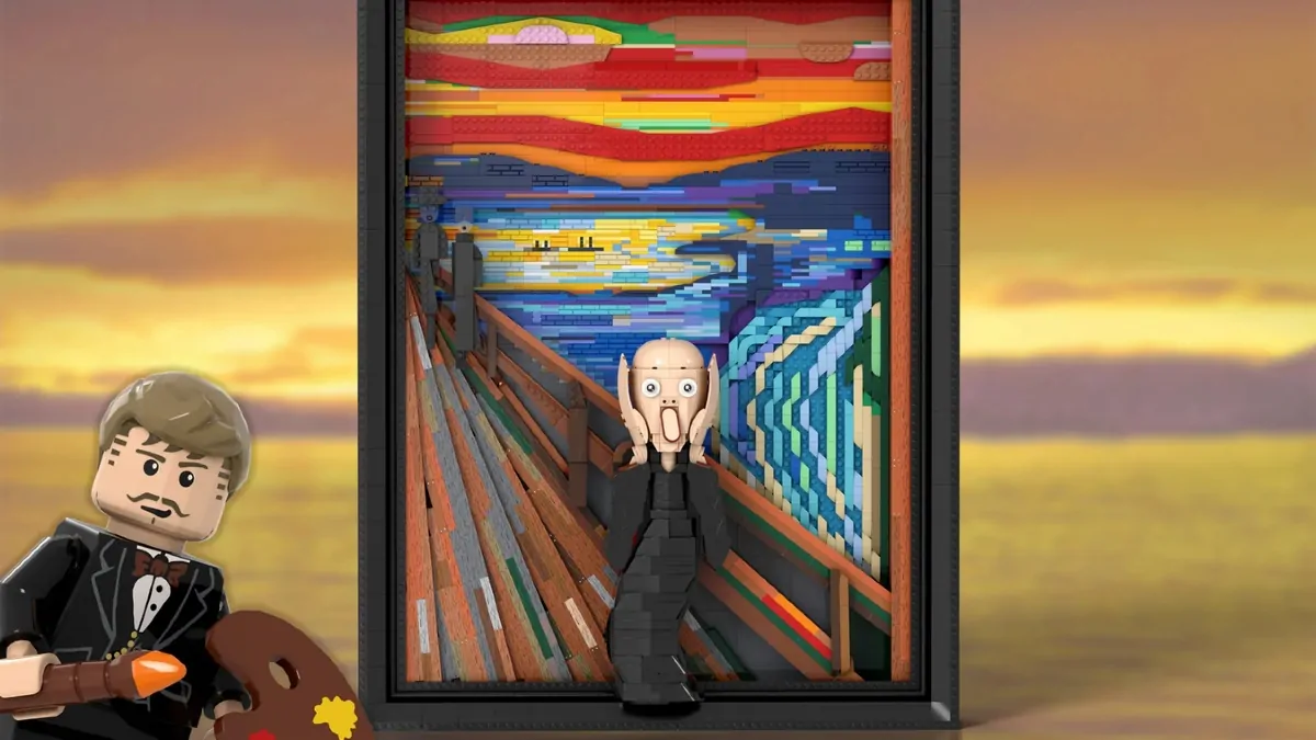 Edvard Munch art screams to 10K on LEGO Ideas in weeks