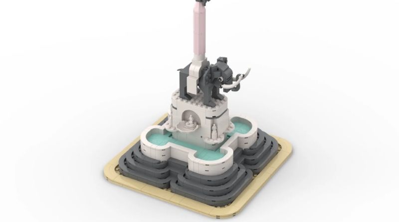 LEGO Ideas U Liotru Elephant Fountain Catania featured
