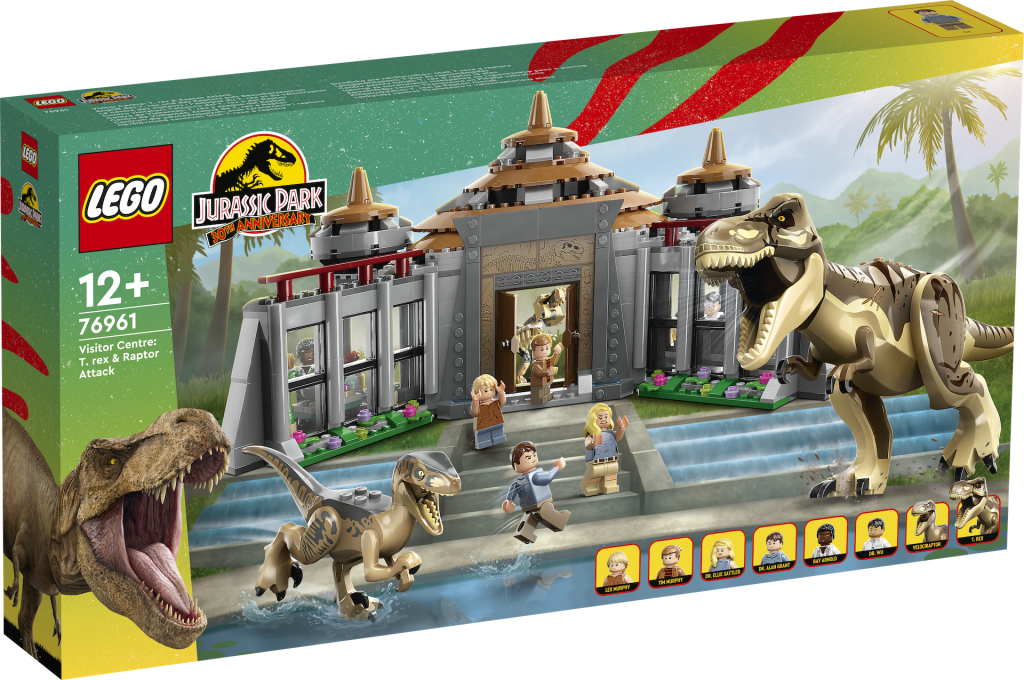 LEGO Jurassic Park 75961 Visitor Center T. rex Raptor Attack 1