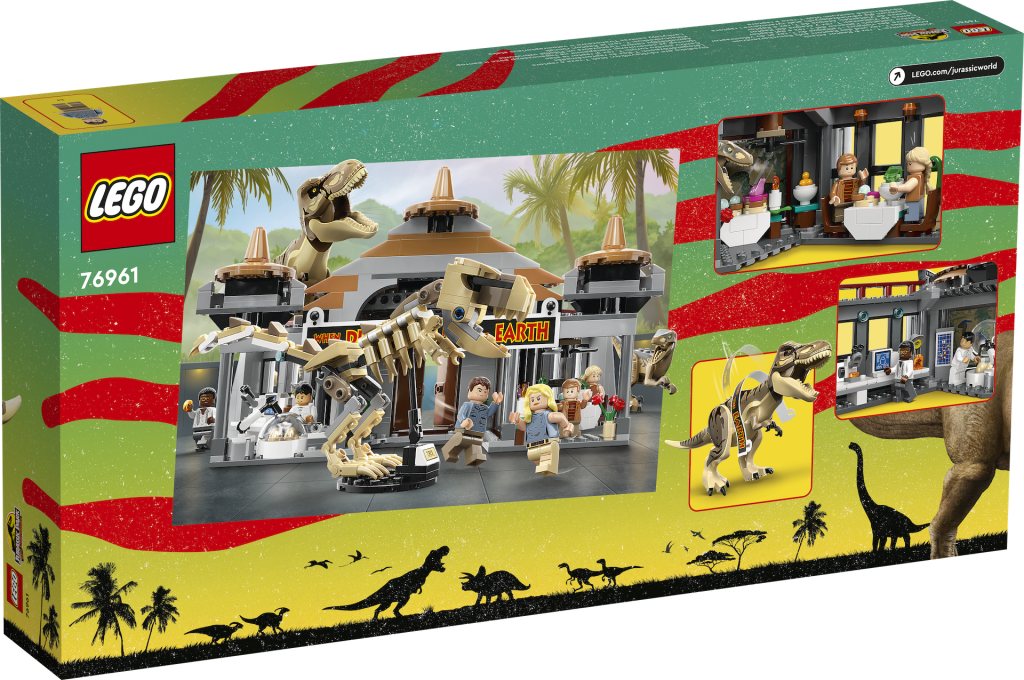 LEGO Jurassic Park 75961 Visitor Center T. rex Raptor Attack 2