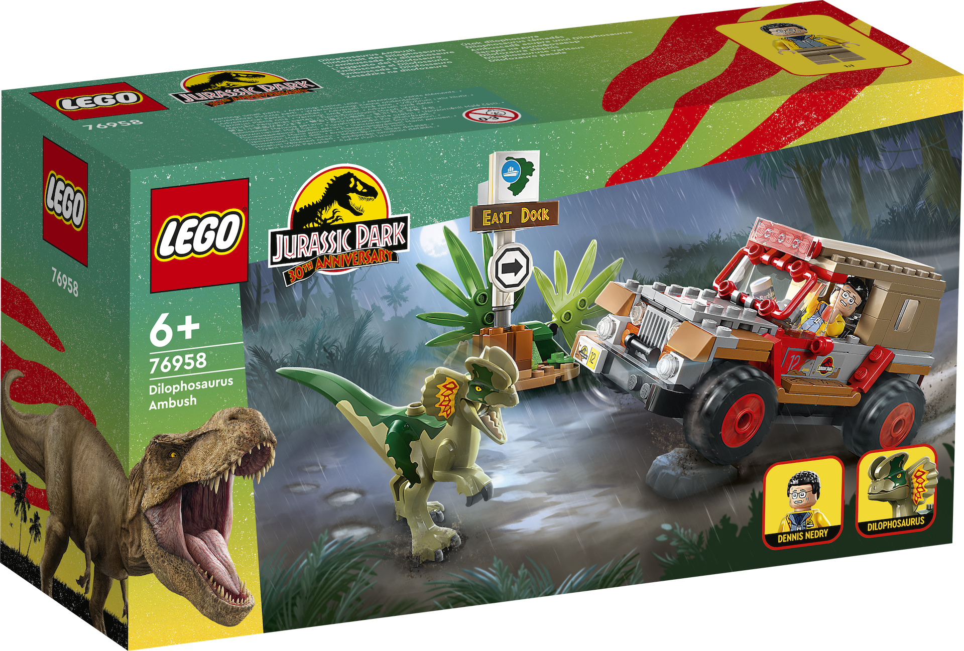 LEGO Jurassic Park 76958 Dilophosaurus Ambush 1