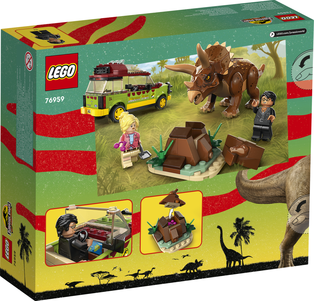 LEGO Jurassic Park 76959 La recherche sur le tricératops 2