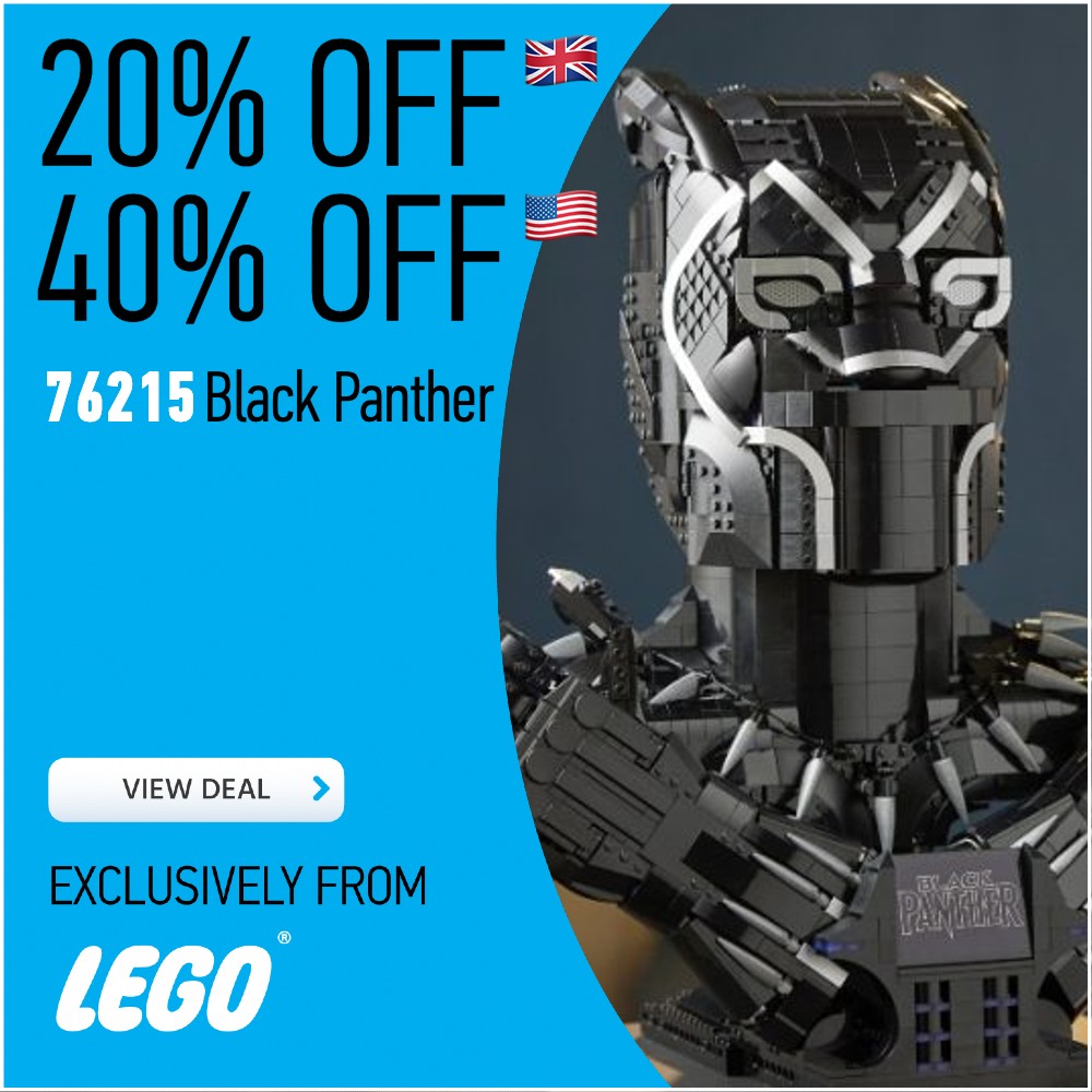 LEGO Marvel 76215 Black Panther deal card
