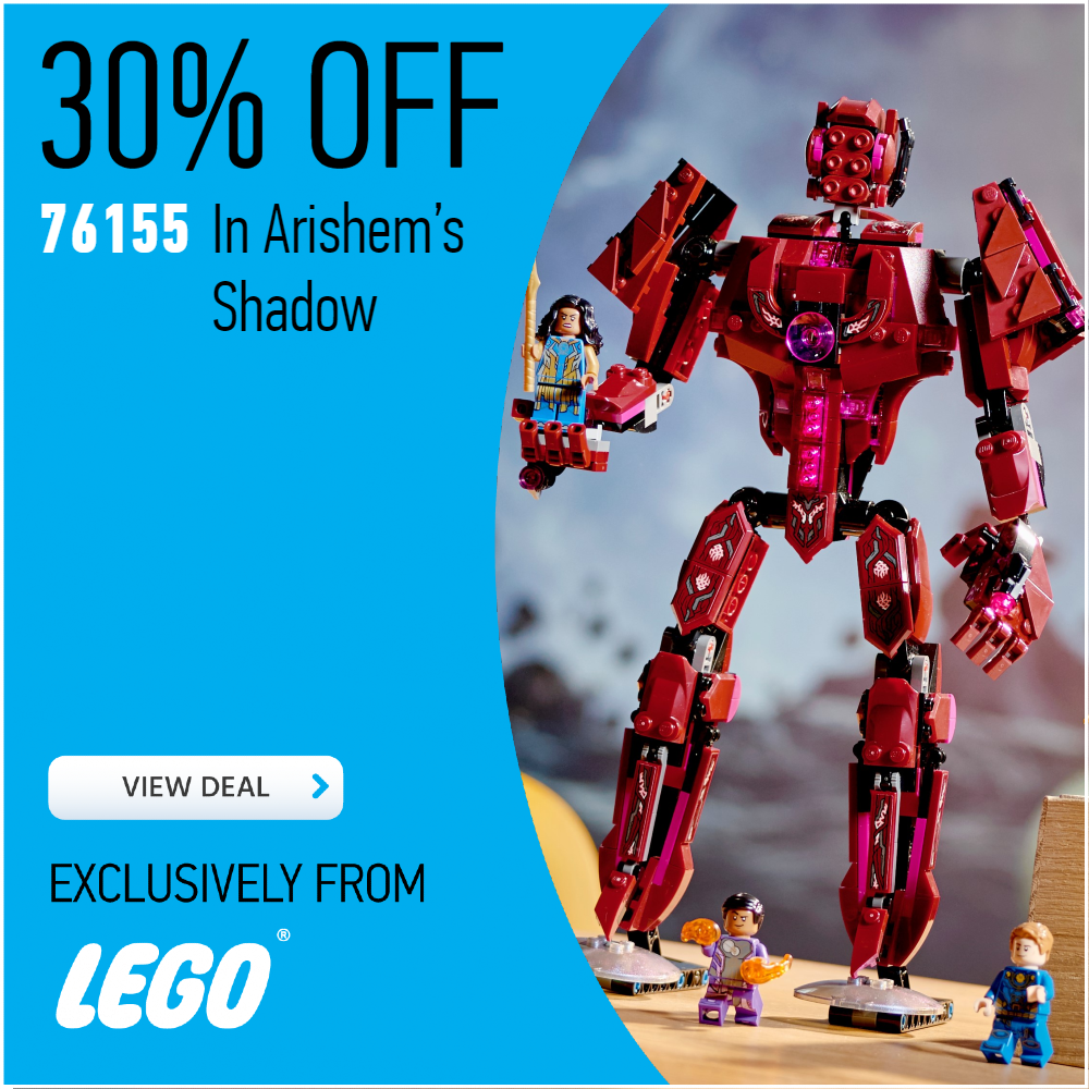 LEGO.com 76155 in arishems shadow 30 off deal card