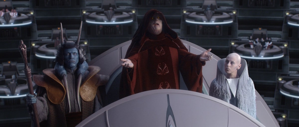 Mas Amedda Senato pod Star Wars La vendetta del Sith