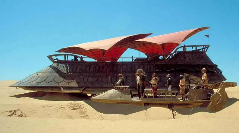 Star Wars El regreso de la barcaza de vela Jedi Jabbas