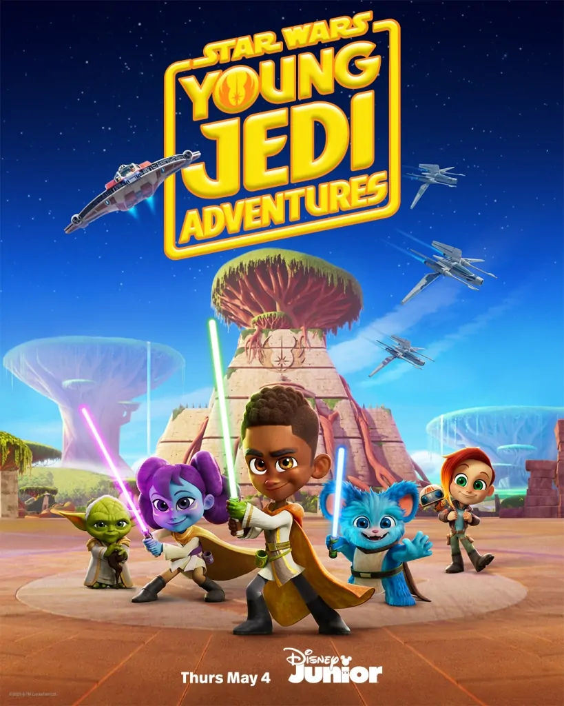 Star Wars Affiche des aventures des jeunes Jedi