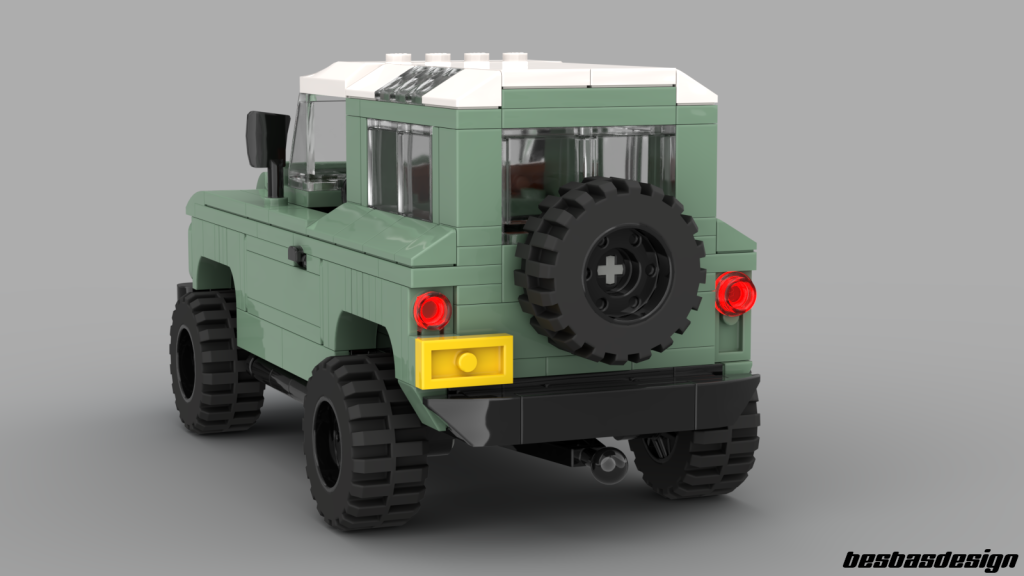 lego icons 10317 land rover classic defender small besbasdesigns rebrickable 2