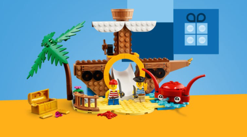 LEGO 40589 Le terrain de jeu du bateau pirate GWP