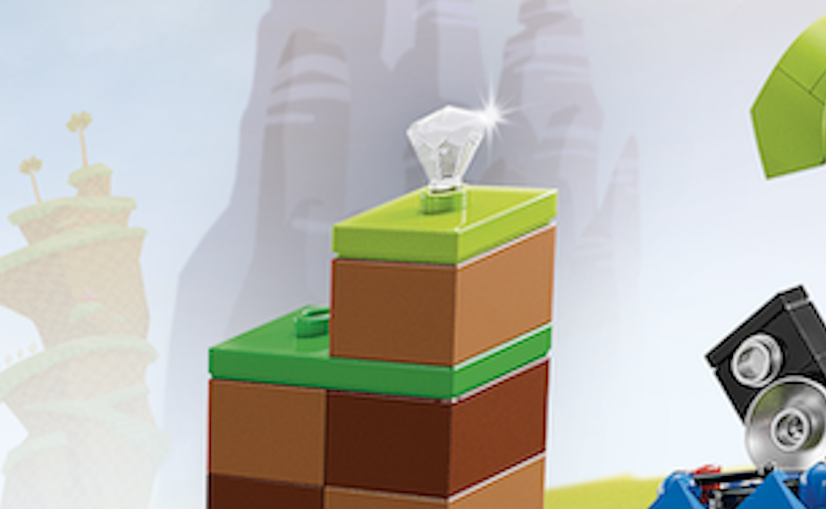 LEGO 76990 Sonics Speed Sphere Challenge Emerald 1