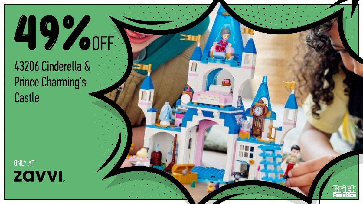 Move fast: 49% off LEGO Disney 43206 & Charming's Castle